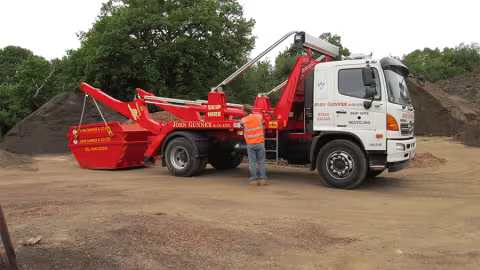 Skip Truck Loading - Farnborough